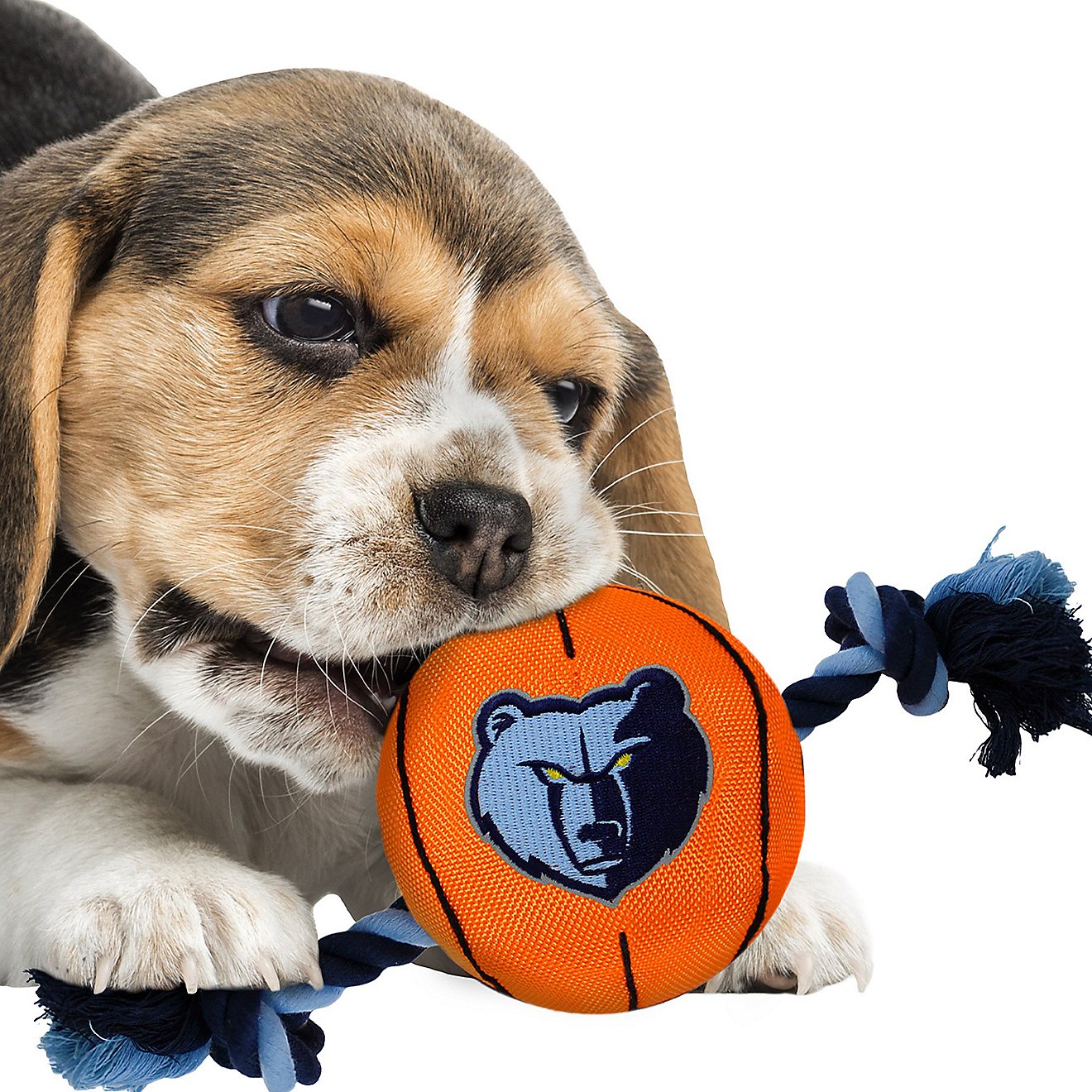 Pets First Memphis Grizzlies Nylon Basketball Rope Dog Toy                                                                       - view number 3