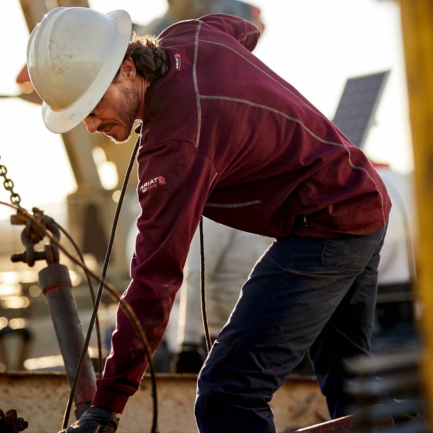 Ariat Men's FR AC Crew Long Sleeve Work Shirt