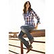 Ariat Women's R.E.A.L. Mid Rise Entwined Boot Cut Jeans                                                                          - view number 3 image