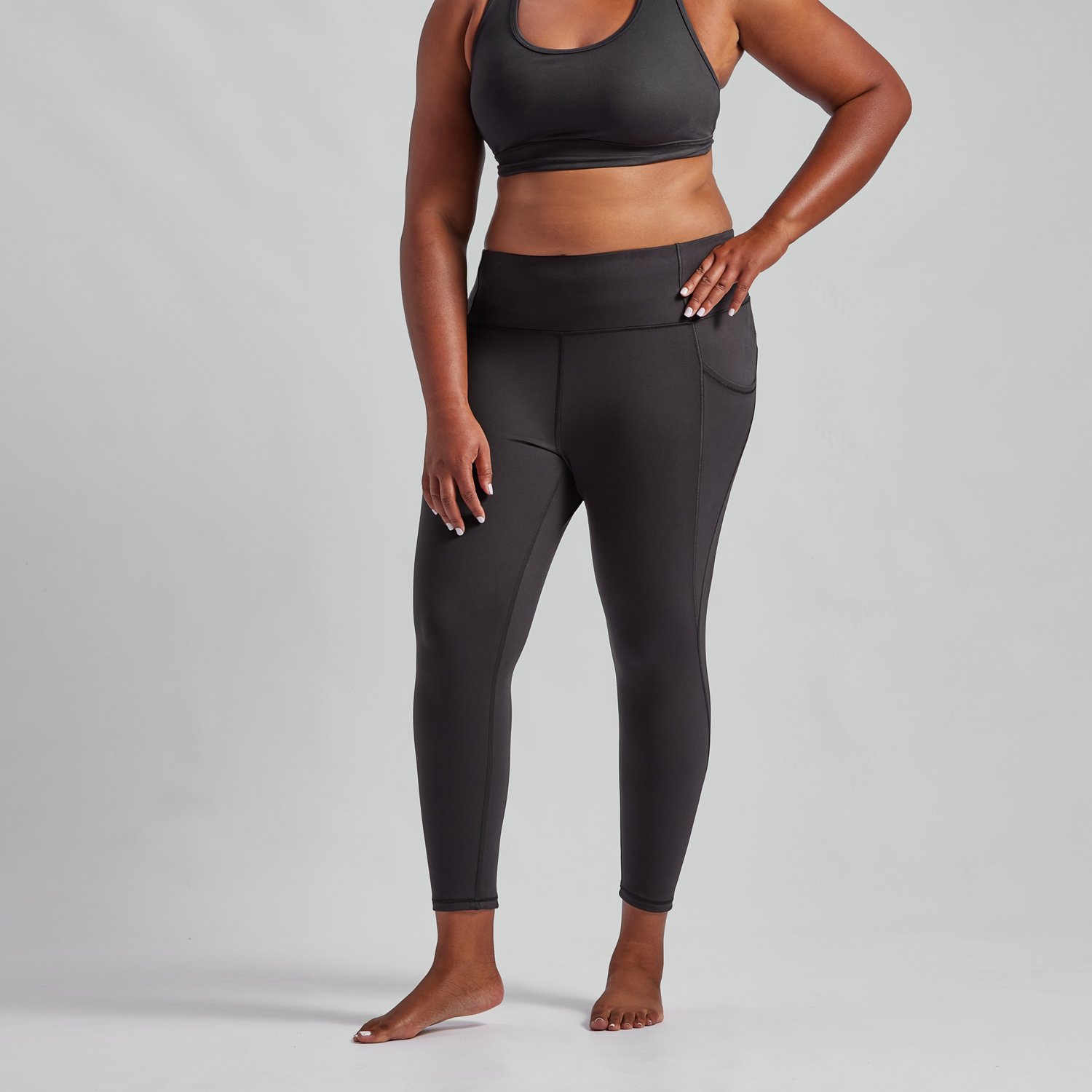 Women's Compression Cargo Pockets Leggings High Waist Workout Running Yoga  pants