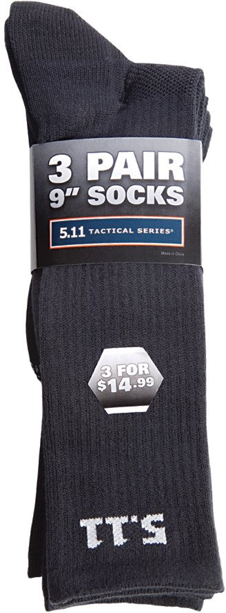 5.11 Tactical Men's Crew Socks 3-Pack | Academy