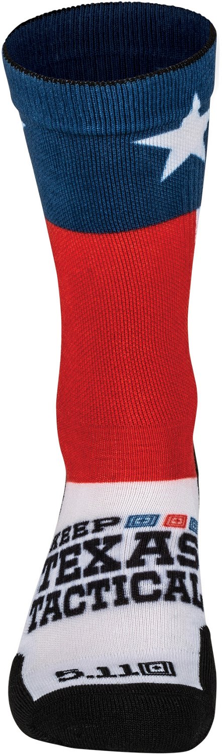 5.11 Tactical Sock and Awe Texas Crew Sock - view number 4