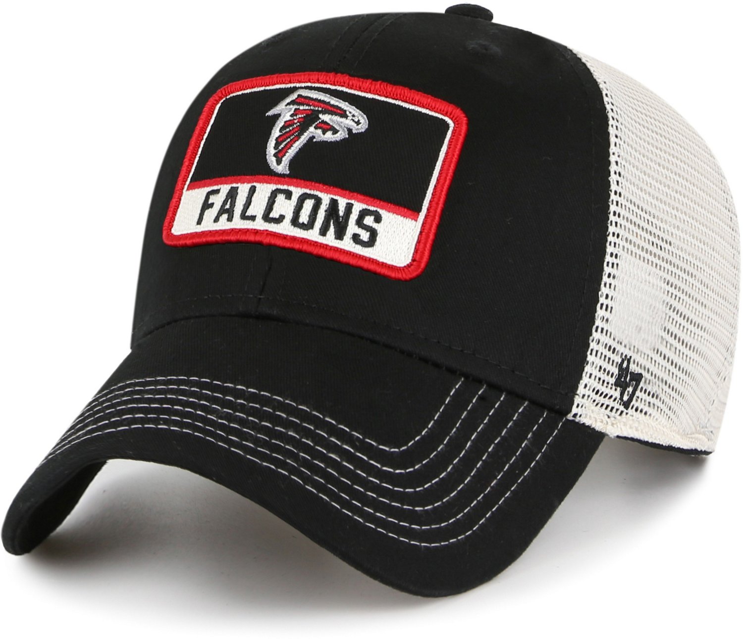 Atlanta Falcons New Era Jammer Trucker 9FORTY Snapback Hat - Black