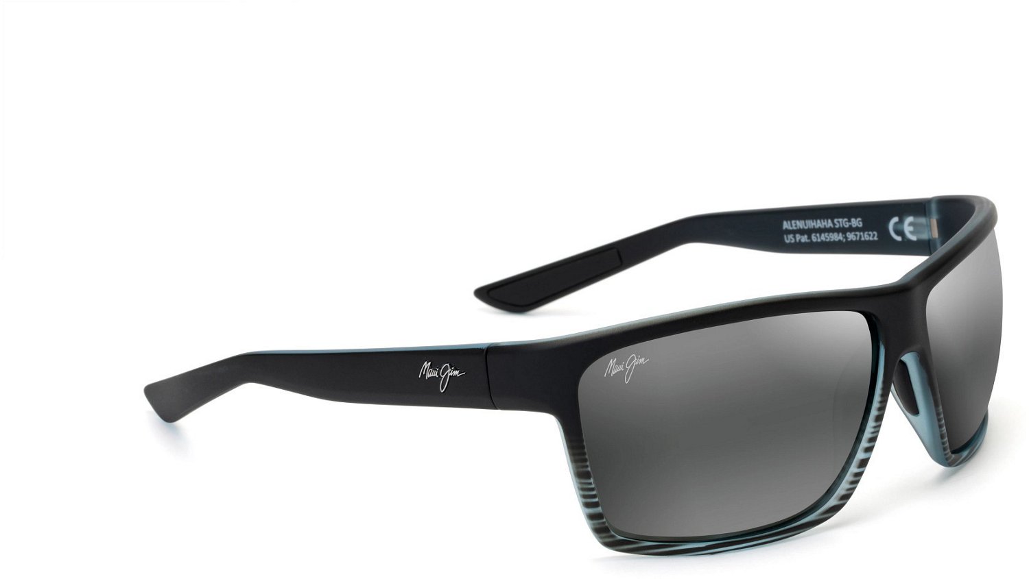 Maui Jim Men's Alenuihaha Polarized Wrap Sunglasses                                                                              - view number 2