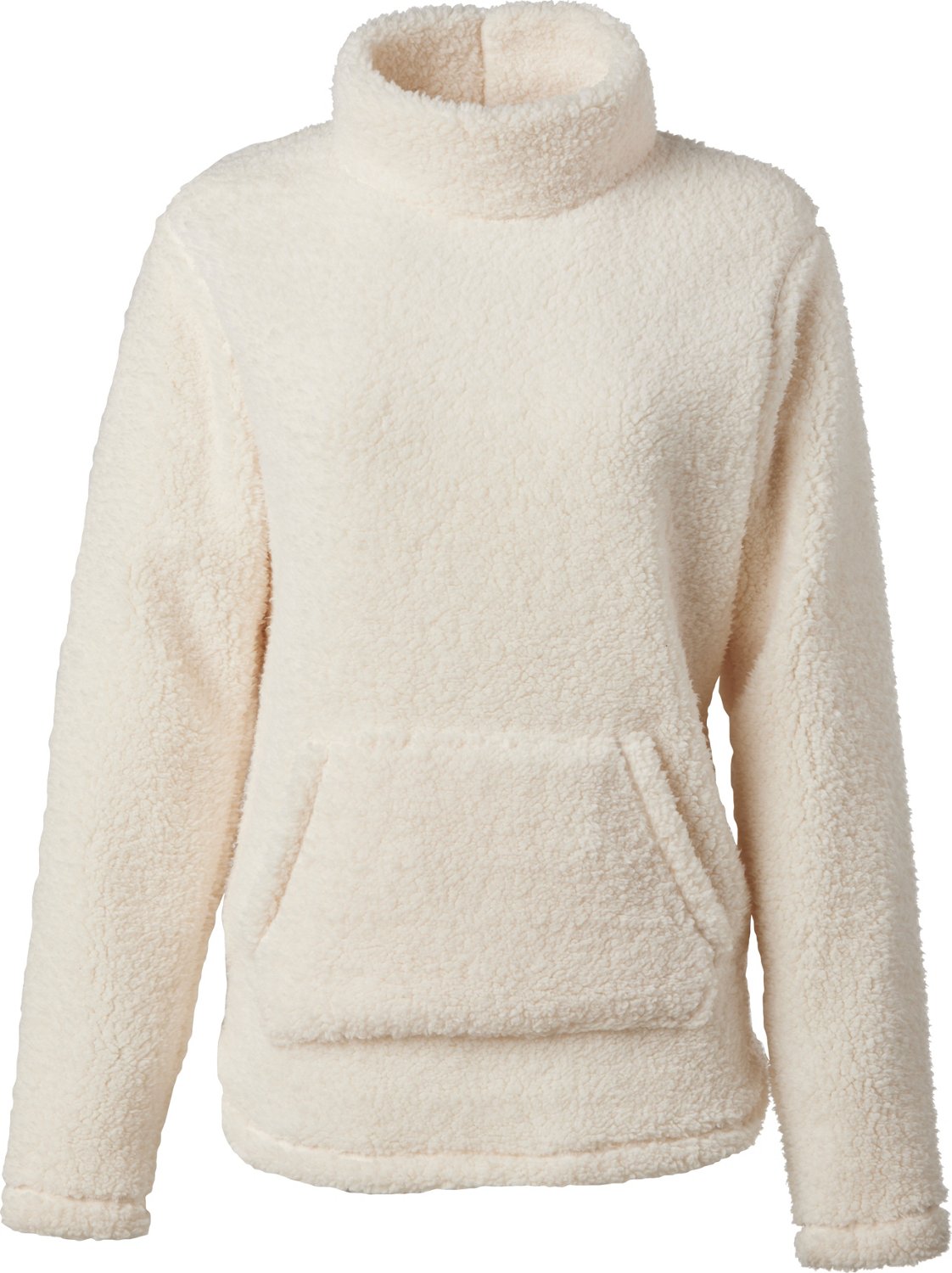 BCG Women's Mock Neck Cozy Pullover Fleece