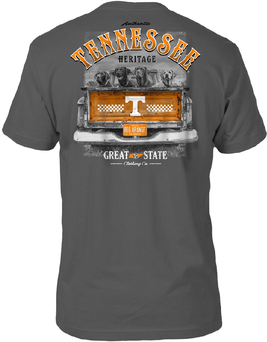 Great State Men's University of Tennessee Labs In Truck T-shirt