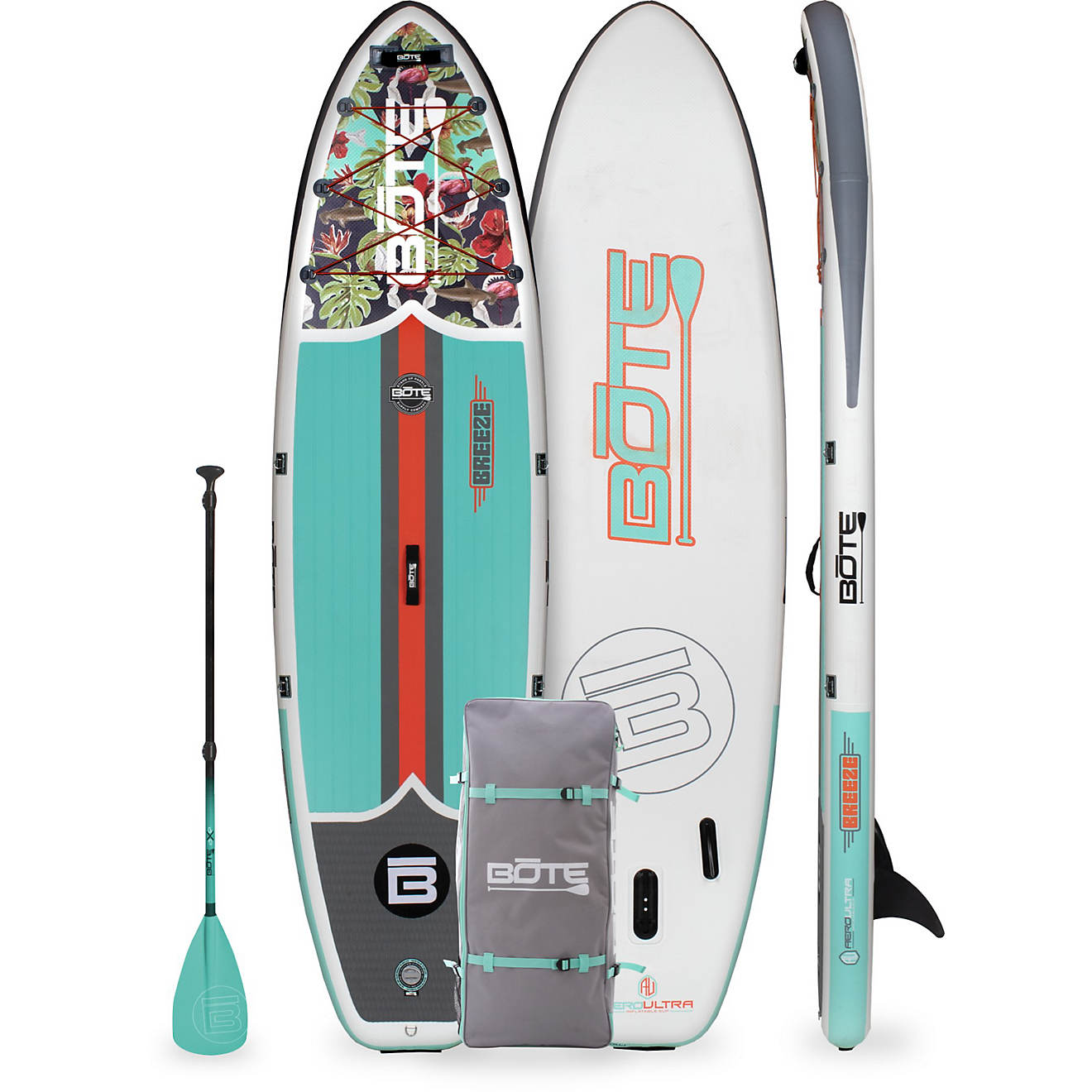 BOTE Breeze Aero 10'8" Native Floral Inflatable Stand Up Paddle Board                                                            - view number 1
