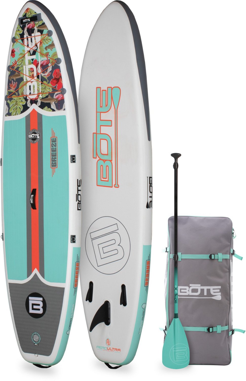 BOTE Breeze Aero 10'8" Native Floral Inflatable Stand Up Paddle Board - view number 2