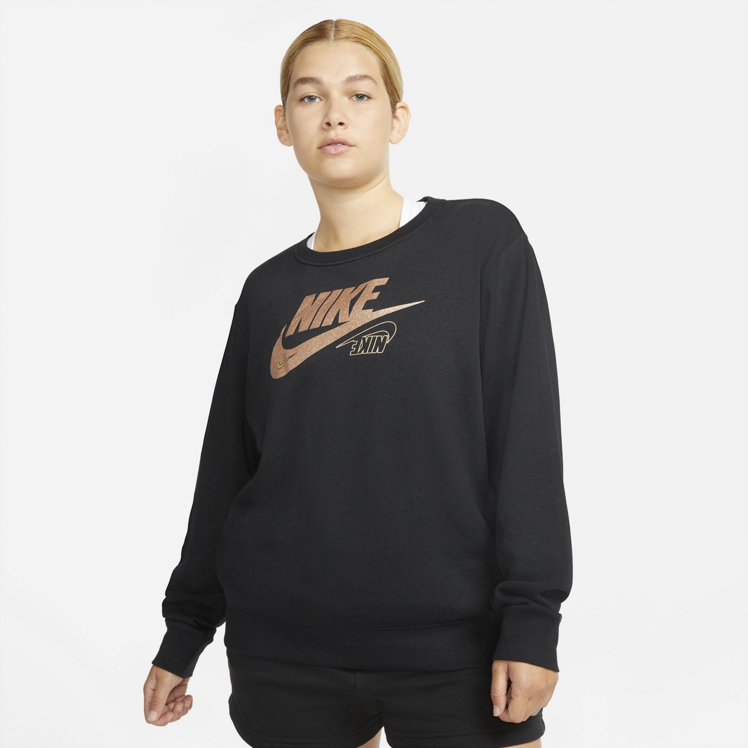 Nike Sportswear Club Fleece Women's Logo Crew-Neck Sweatshirt