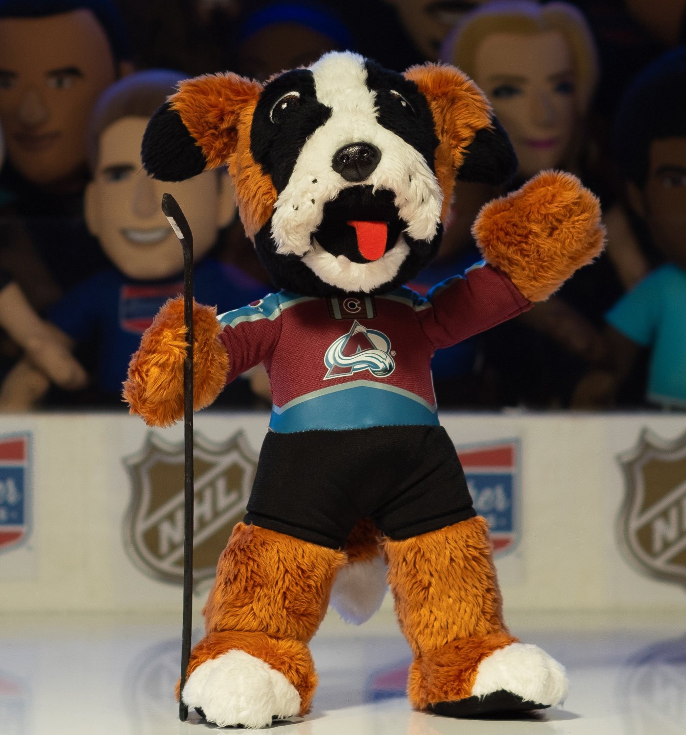 Bleacher Creatures Colorado Avalanche Bernie 10 in Mascot Plush Figure ...