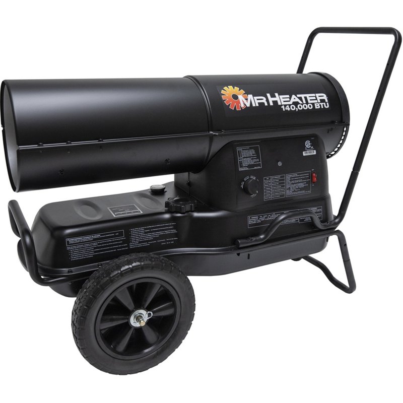 Mr. Heater 140,000 BTU Forced Air Kerosene Heater Black - Patio Accessories/Heating at Academy Sports