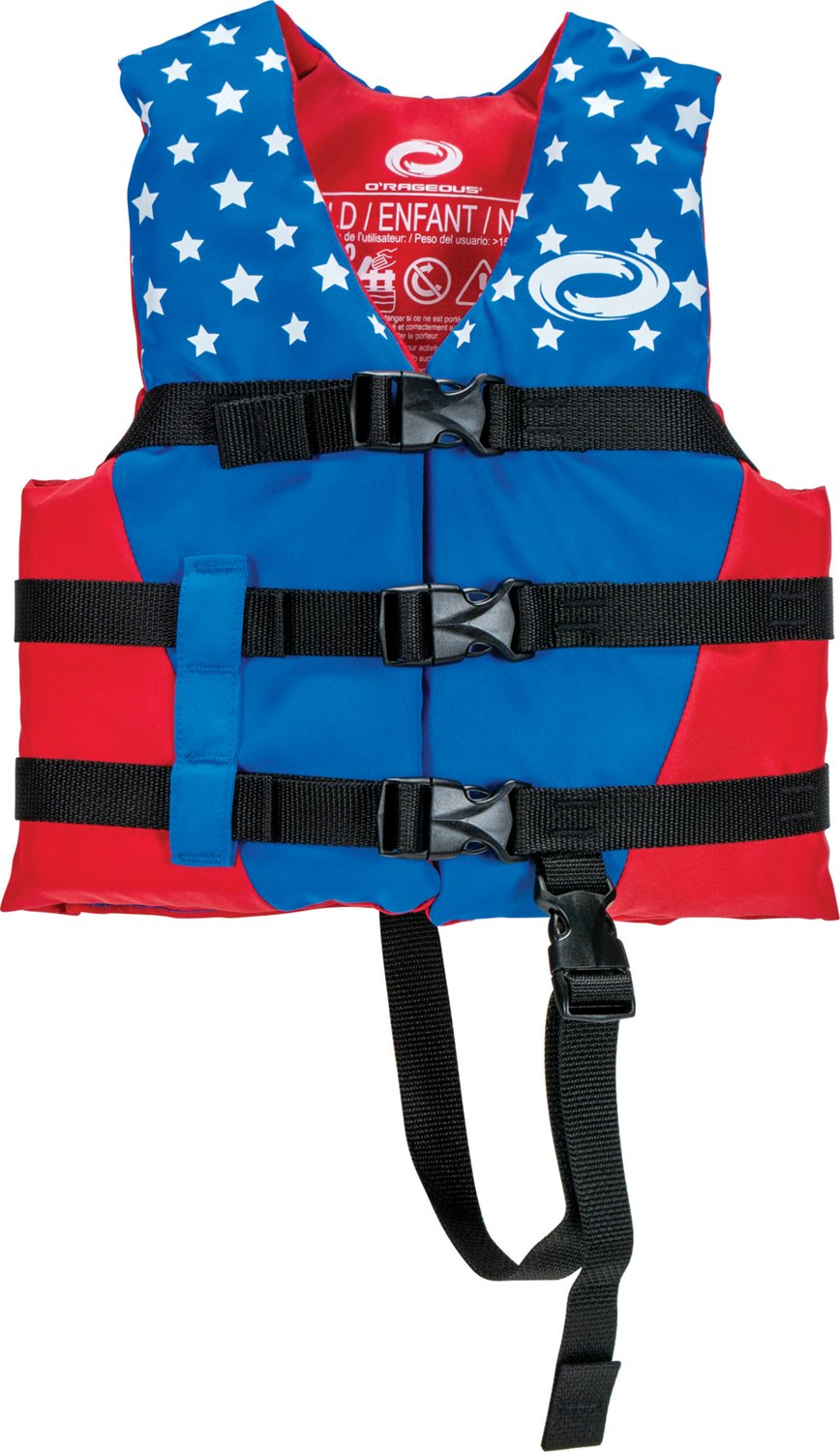 O'Rageous Child Americana Nylon Life Vest                                                                                        - view number 1 selected
