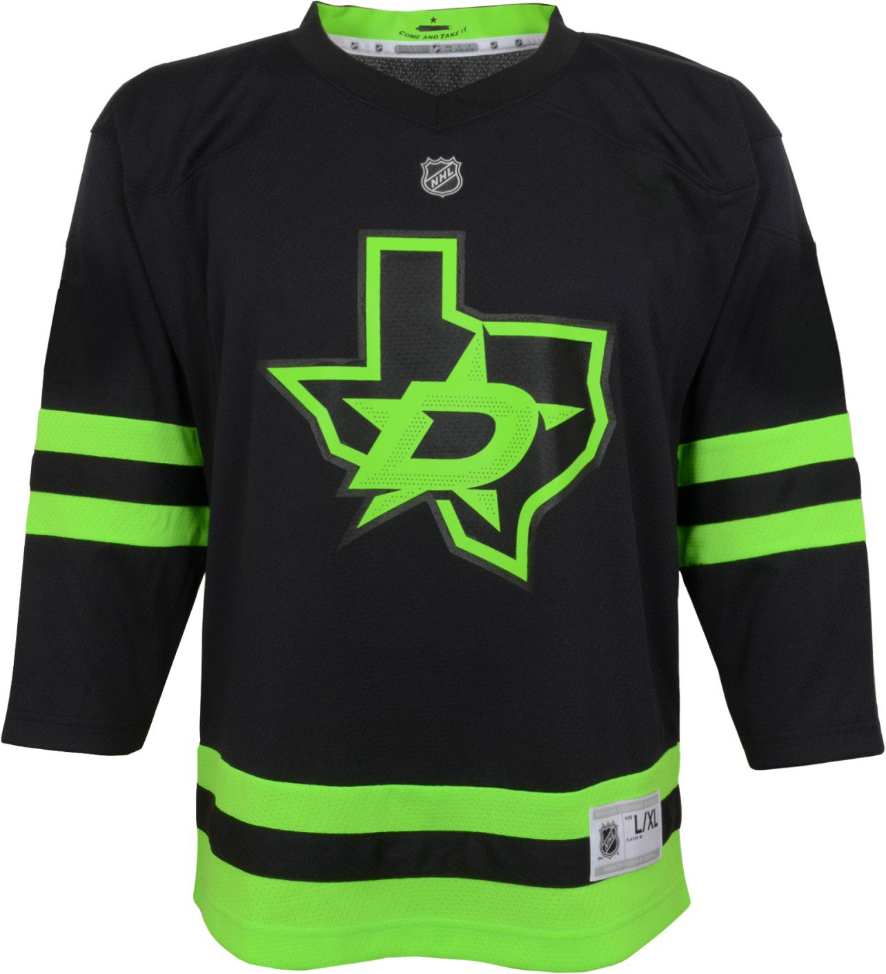 Outerstuff Youth Dallas Stars Replica Alternate Jersey                                                                           - view number 2
