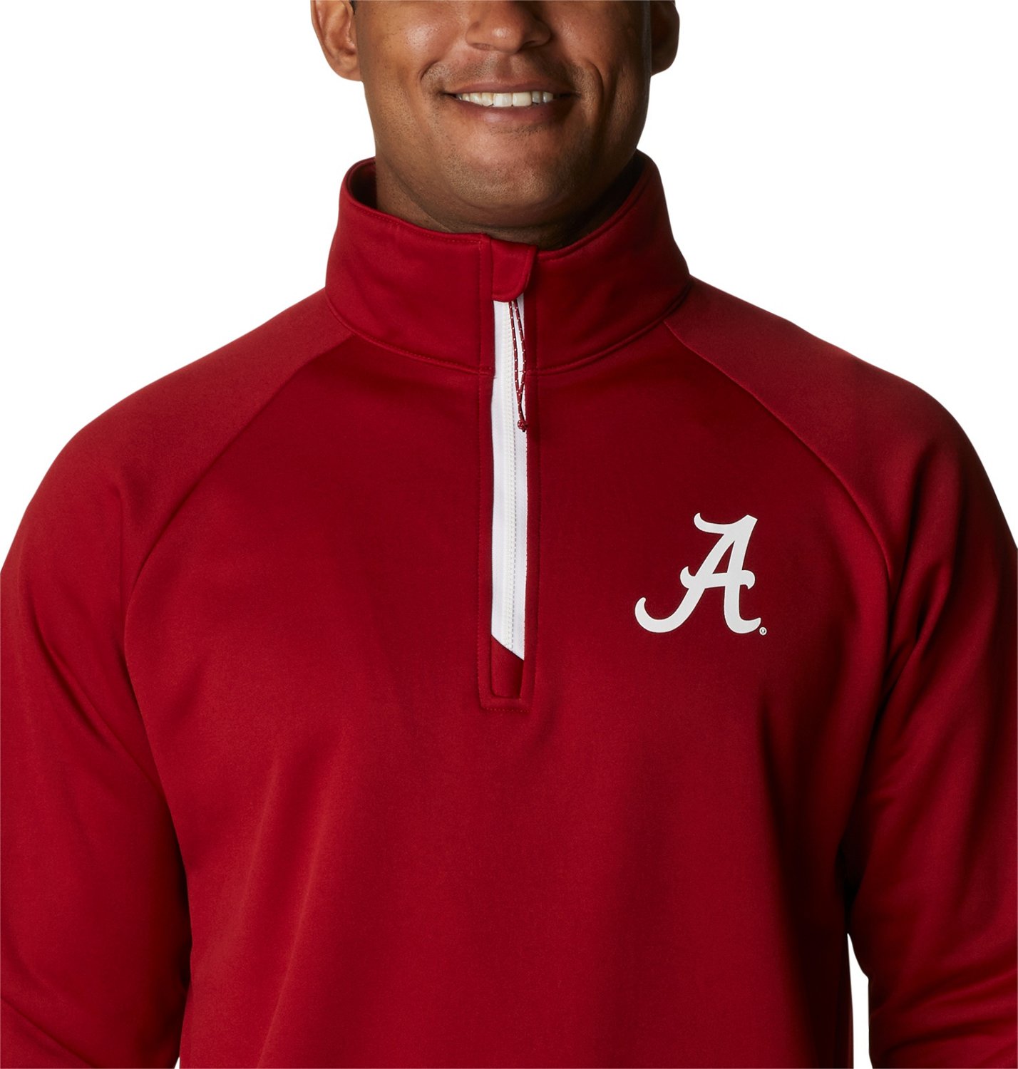 Columbia Sportswear Men's University of Alabama Terminal Tackle 1/4-Zip Fleece Top - view number 4