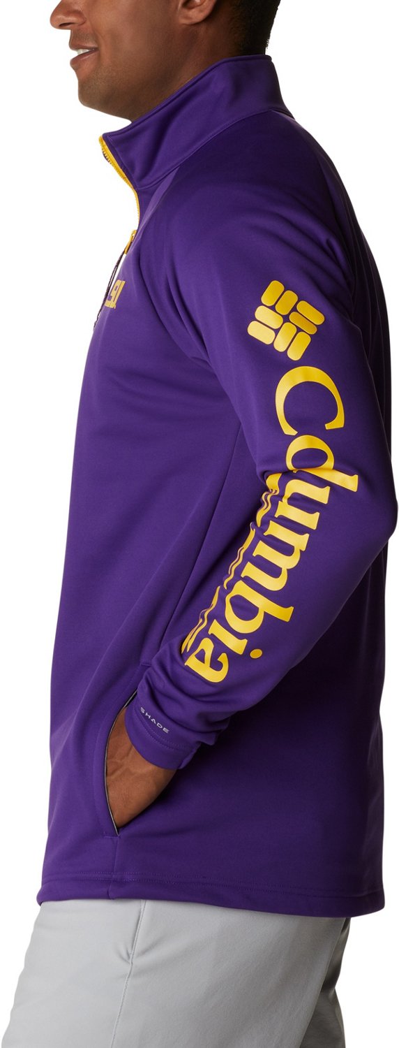 Columbia Sportswear Men's Louisiana State University Terminal Tackle 1/4-Zip Fleece Top - view number 2