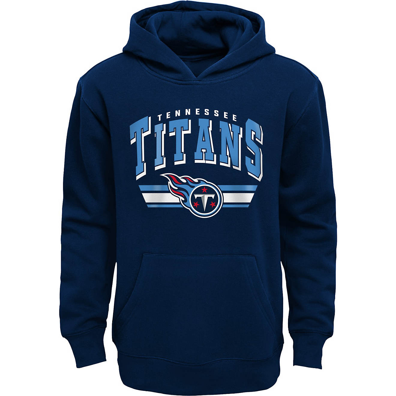 Outerstuff Kids' Tennessee Titans MVP Pullover Fleece Hoodie                                                                     - view number 1