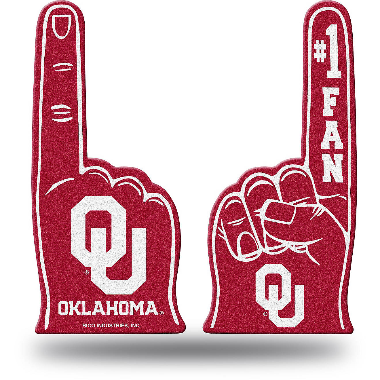 Rico University of Oklahoma Foam Finger                                                                                          - view number 1