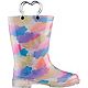 Magellan Outdoors Toddler Girls’ Cloud Glitter PVC Boots                                                                       - view number 1 selected