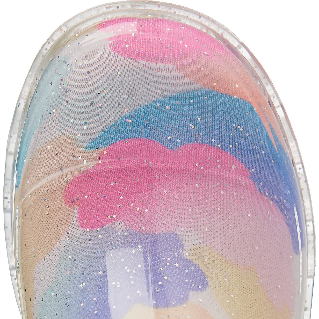 Magellan Outdoors Toddler Girls’ Cloud Glitter PVC Boots                                                                       - view number 3