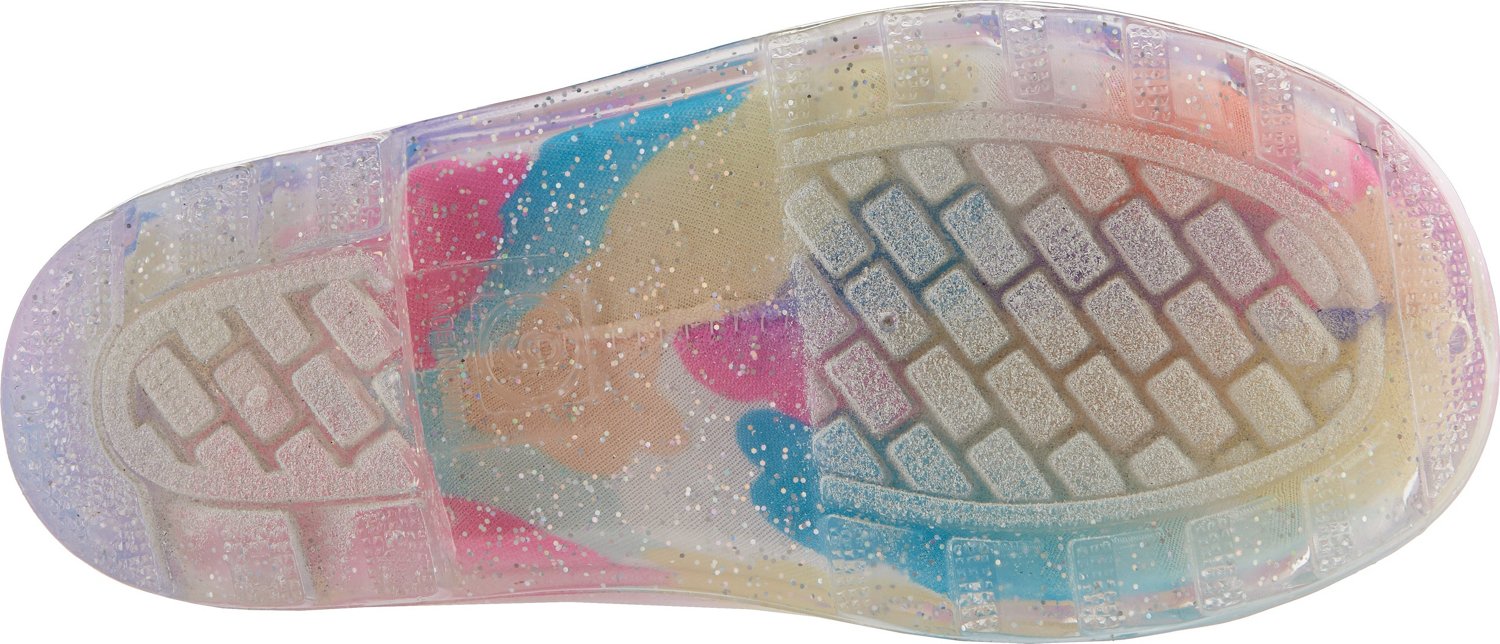 Magellan Outdoors Toddler Girls’ Cloud Glitter PVC Boots - view number 4