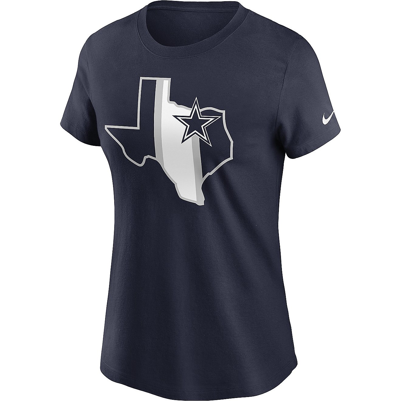 Dallas Cowboys Women's Dallas Cowboys State Stripe Short Sleeve T-shirt ...