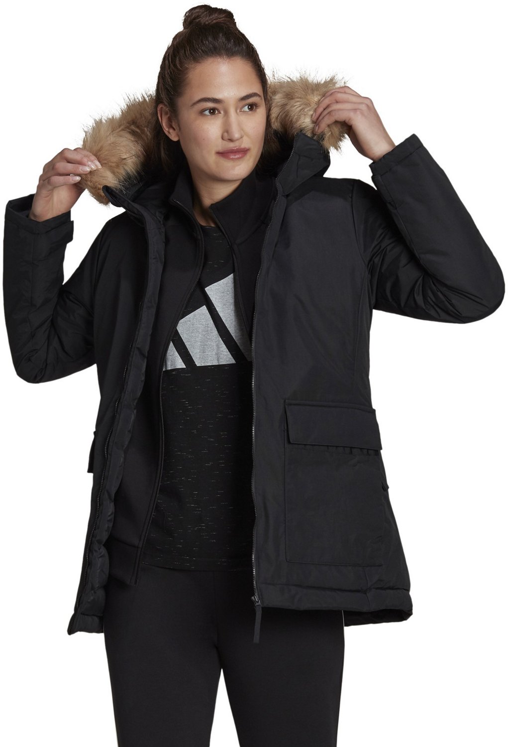 Adidas parka jacket outlet womens