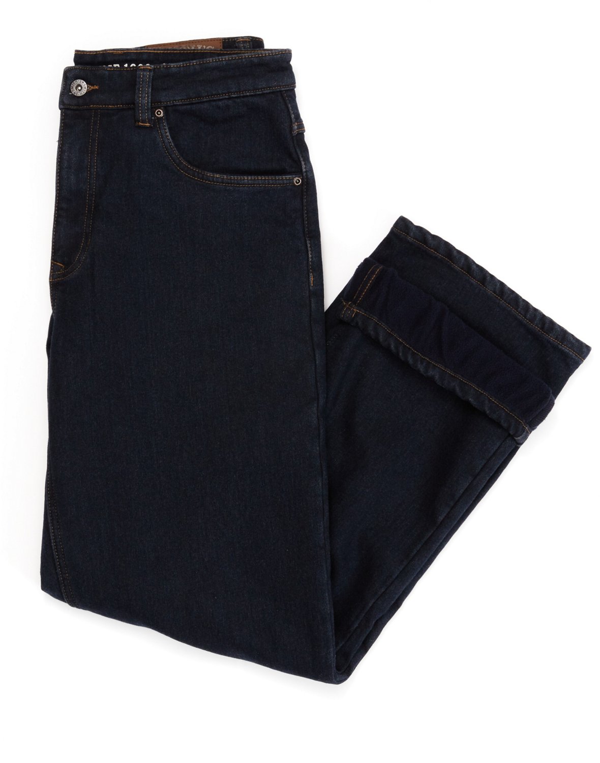 Smith's Workwear Men's Fleece Lined 5-Pocket Jeans - view number 4