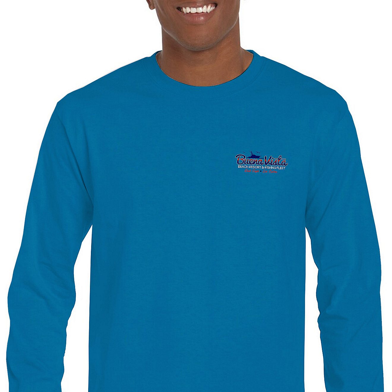 Red Tuna Men's Hotel Buena Vista Cotton Long Sleeve T-shirt                                                                      - view number 2