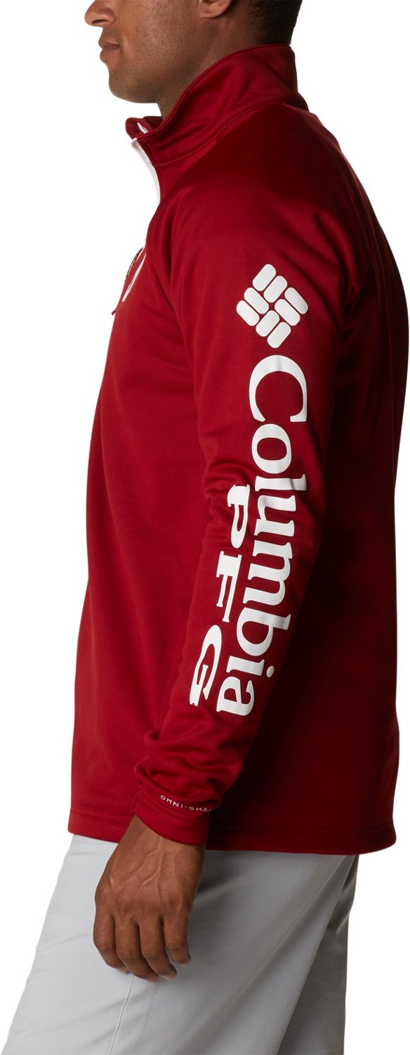 Columbia Sportswear Men's University of Oklahoma Terminal Tackle 1/4-Zip Fleece Top                                              - view number 2