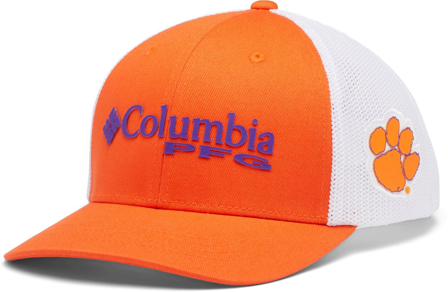 Columbia Sportswear Boys' Clemson University PFG Mesh Snapback Cap