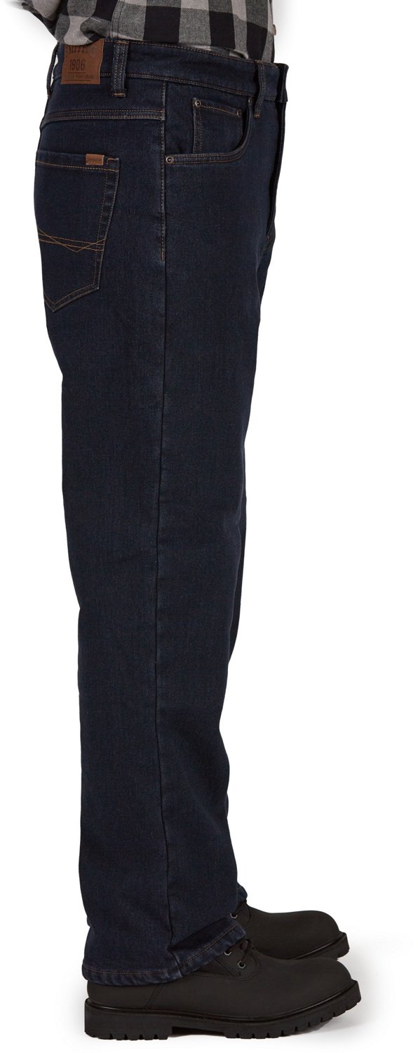 Smith's Workwear Men's Fleece Lined 5-Pocket Jeans - view number 3