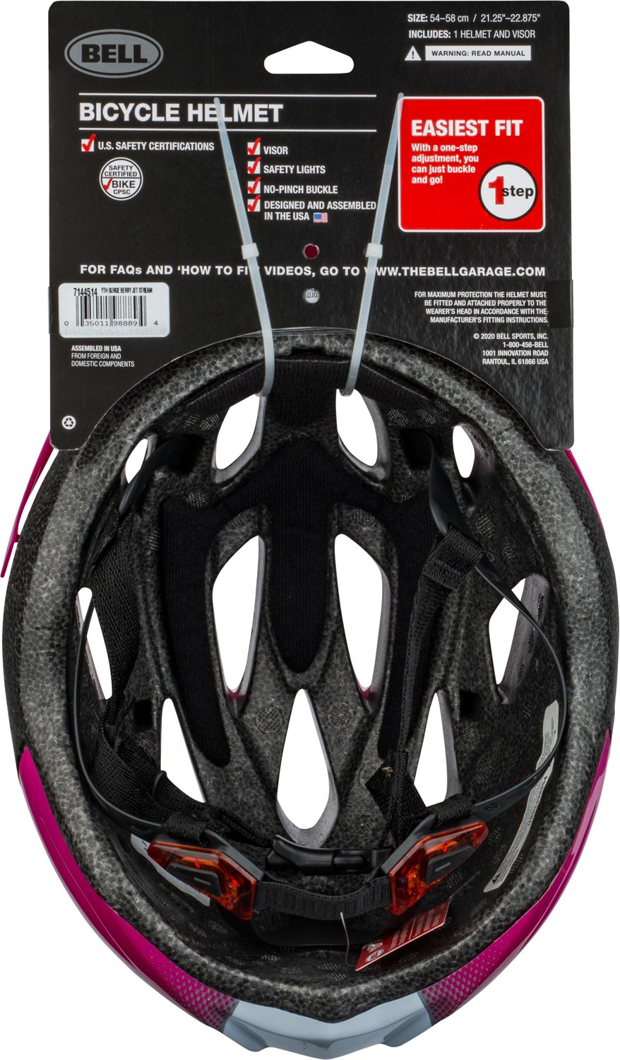 Surge Girls' Matchback Bike Helmet                                                                                               - view number 6