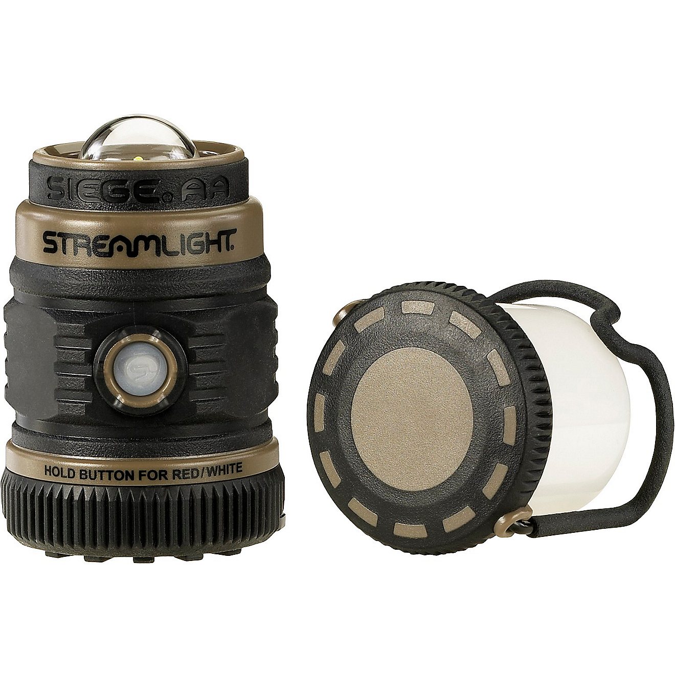 Streamlight 50/100/200 Lumens White C4 LED/ LED AA Coyote Siege Lantern                                                          - view number 2
