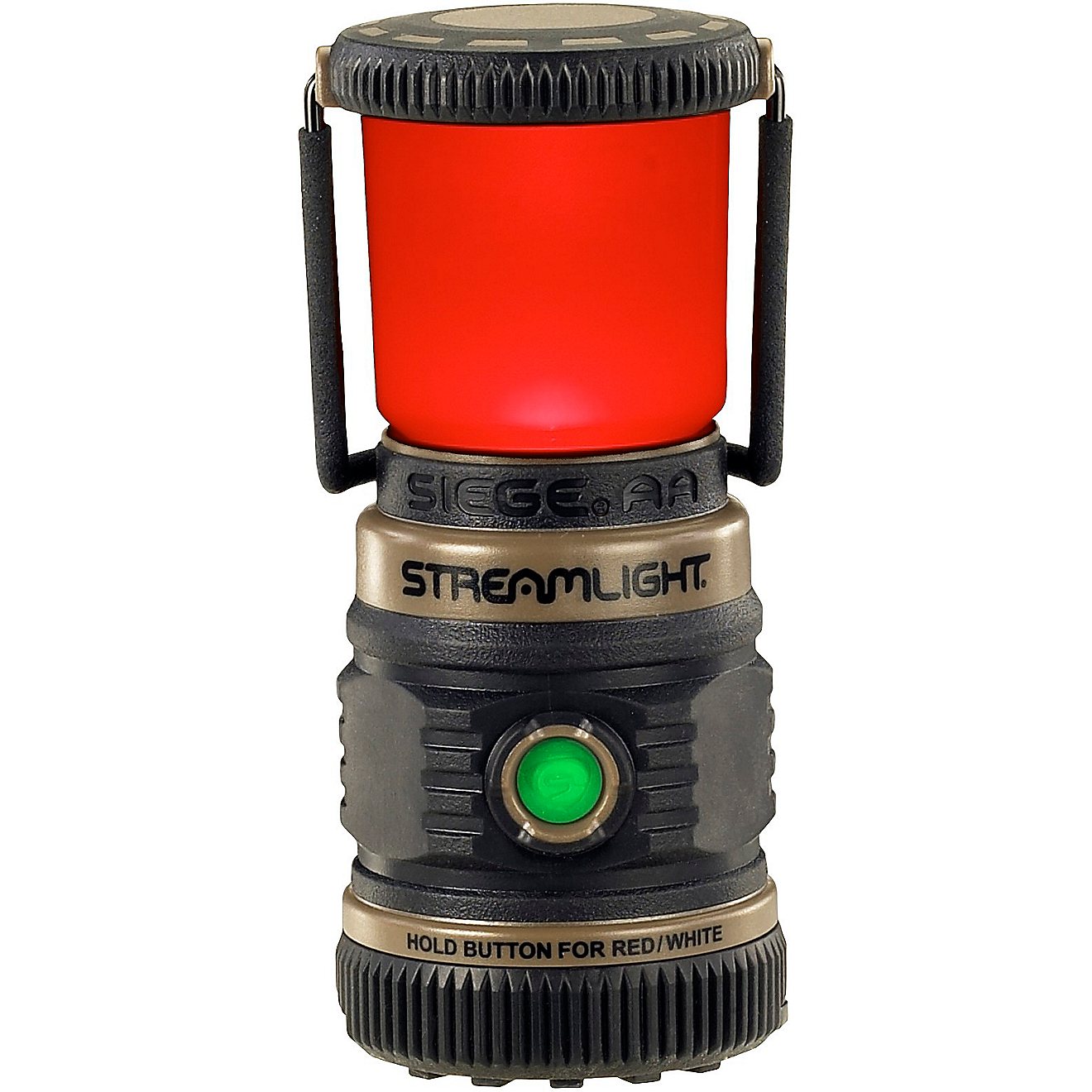 Streamlight 50/100/200 Lumens White C4 LED/ LED AA Coyote Siege Lantern                                                          - view number 5