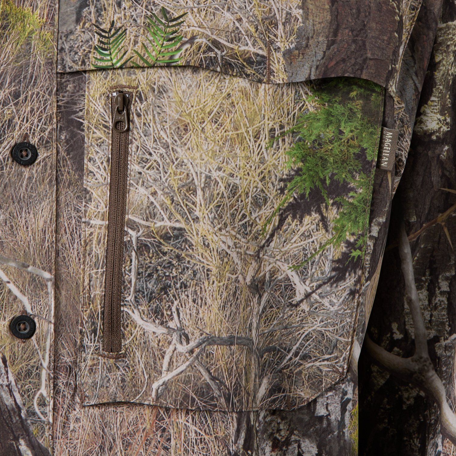 Magellan Outdoors Men's Eagle Pass Deluxe Button-Down Long Sleeve Hunting Shirt                                                  - view number 3