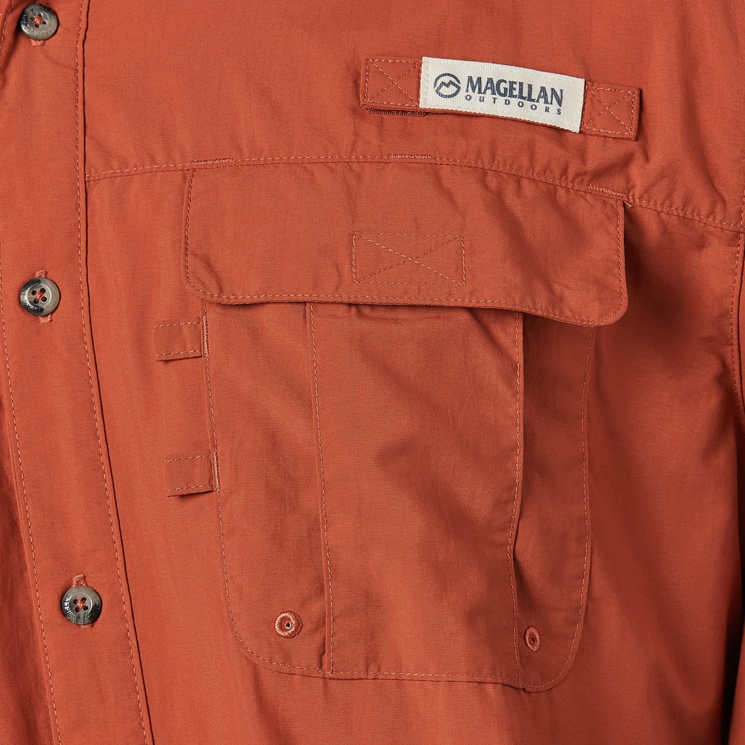 Magellan Outdoors Men's Laguna Madre Solid Long Sleeve Fishing Shirt - view number 8