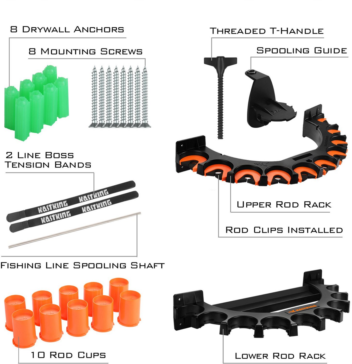 KastKing V10LS Spooling Station and Rod Rack                                                                                     - view number 4