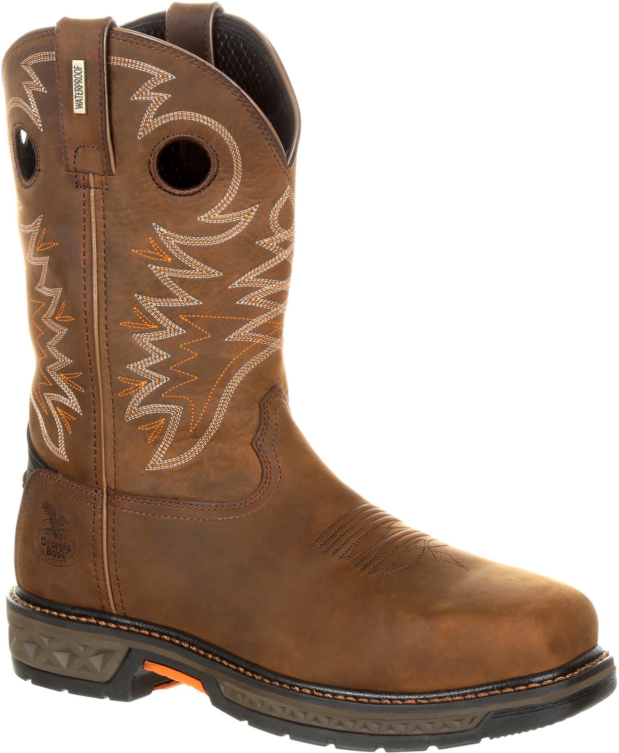 Georgia Men's Carbo-Tex Alloy Toe Pull On Boots                                                                                  - view number 3