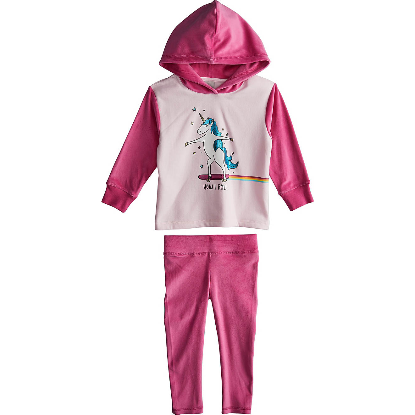 BCG Toddler Girls' How I Roll Hoodie and Leggings Set | Academy