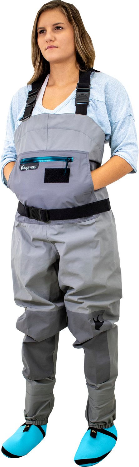 Frogg Toggs Hellbender Pro Stockingfoot Chest Wader - Youth Gray M