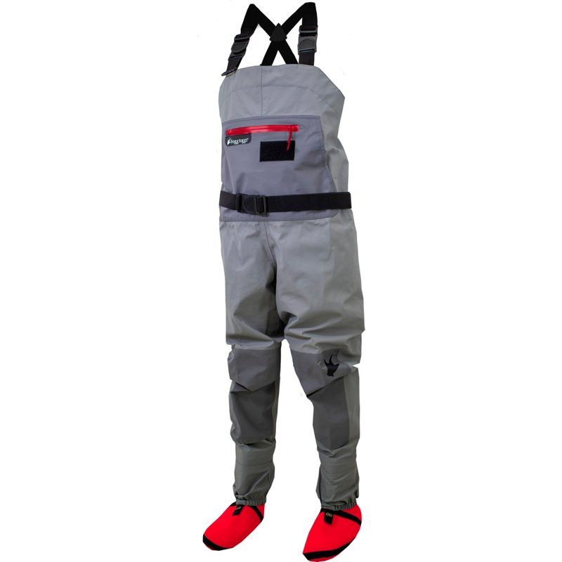 Frogg Toggs Youth Hellbender PRO Stockingfoot Chest Wader Gray, Medium - Waders at Academy Sports