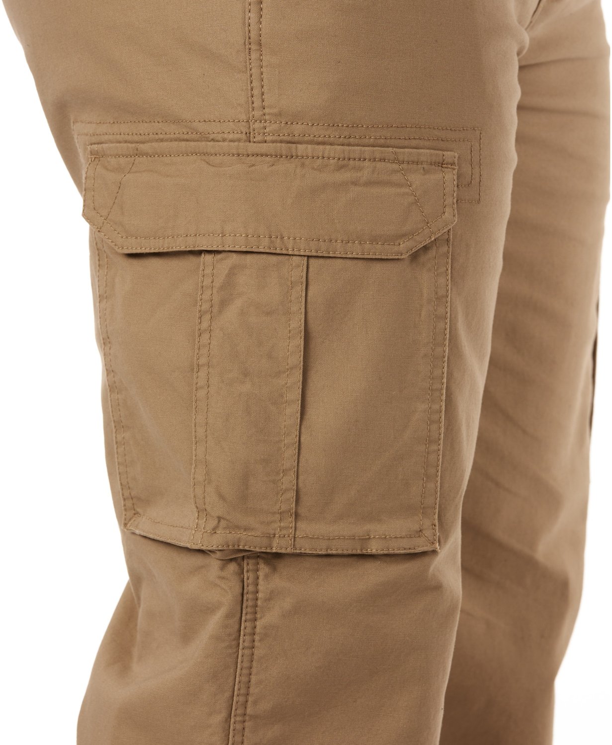 Smith's Workwear Men's Buffalo Print Fleece Lined 5-Pocket Canvas Pants                                                          - view number 4