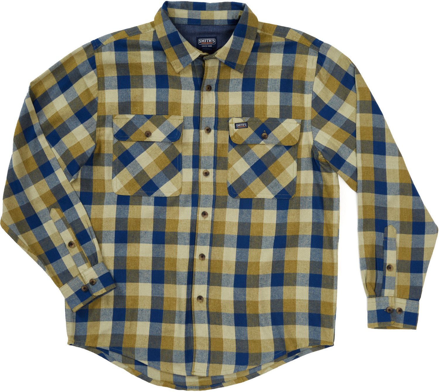 Smith's Workwear Men's Buffalo 2-Pocket Flannel Shirt - view number 5