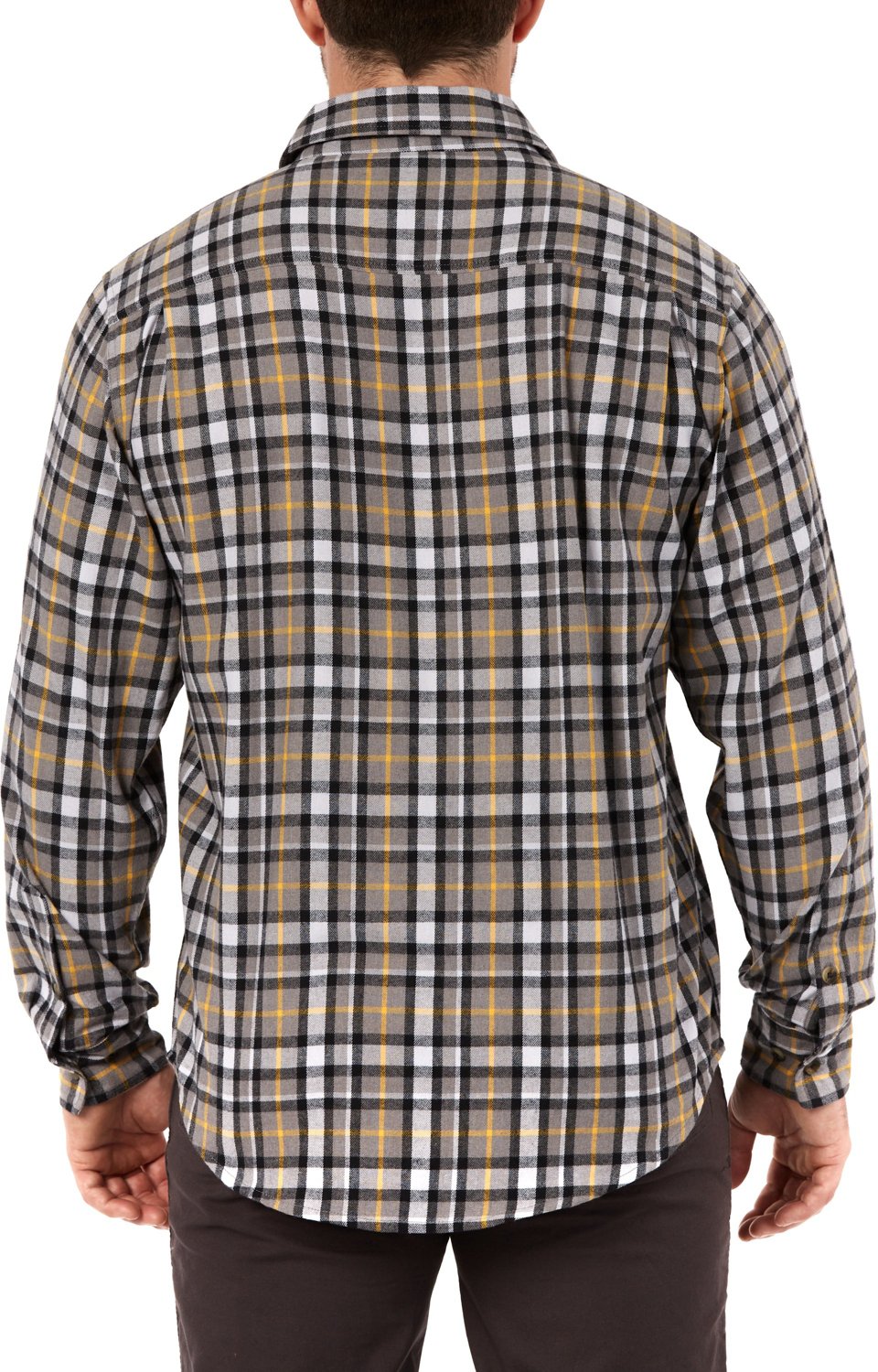 Smith's Workwear Men's Plaid 2-Pocket Flannel Shirt - view number 3