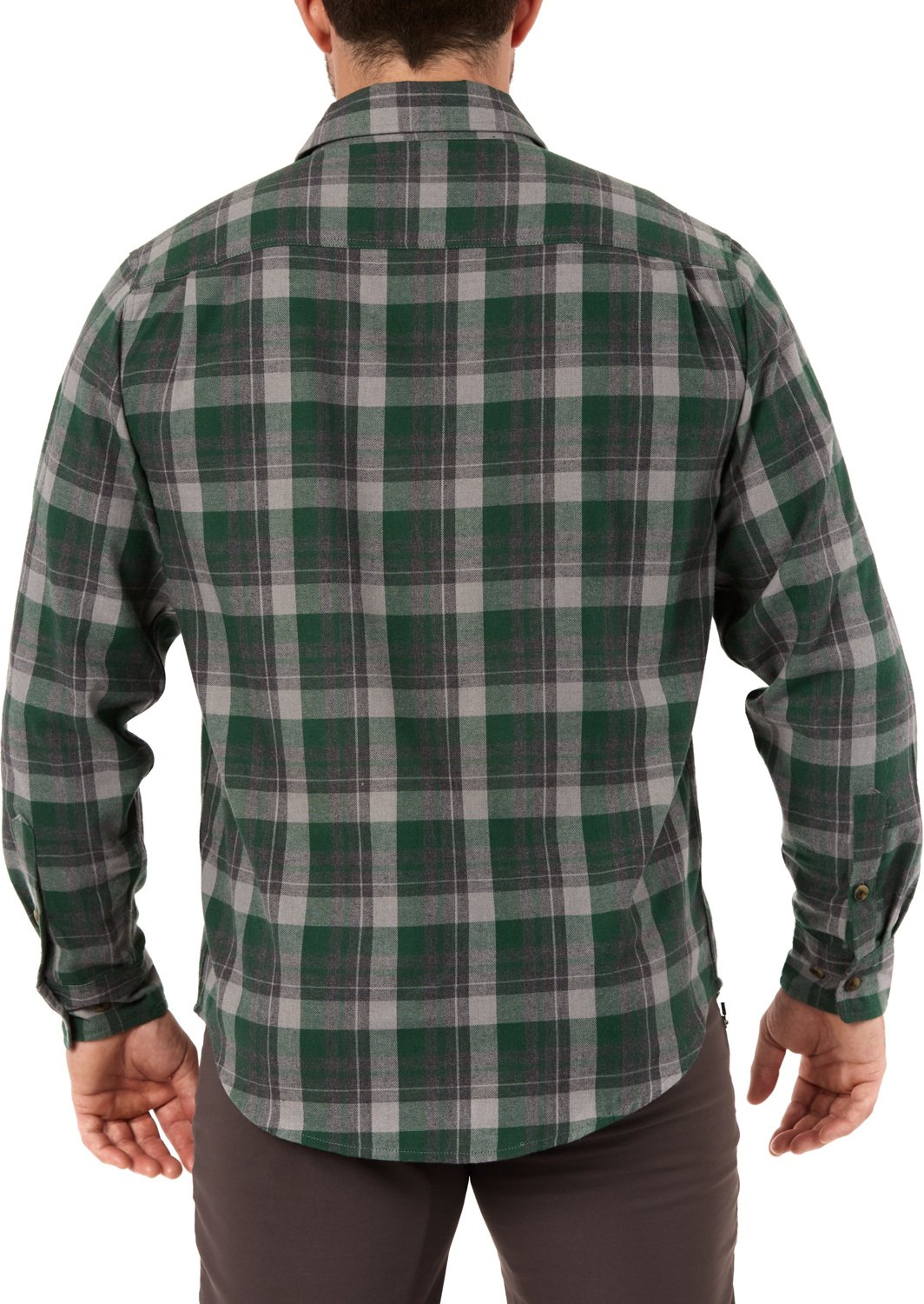 Smith's Workwear Men's Plaid 2-Pocket Flannel Shirt - view number 3