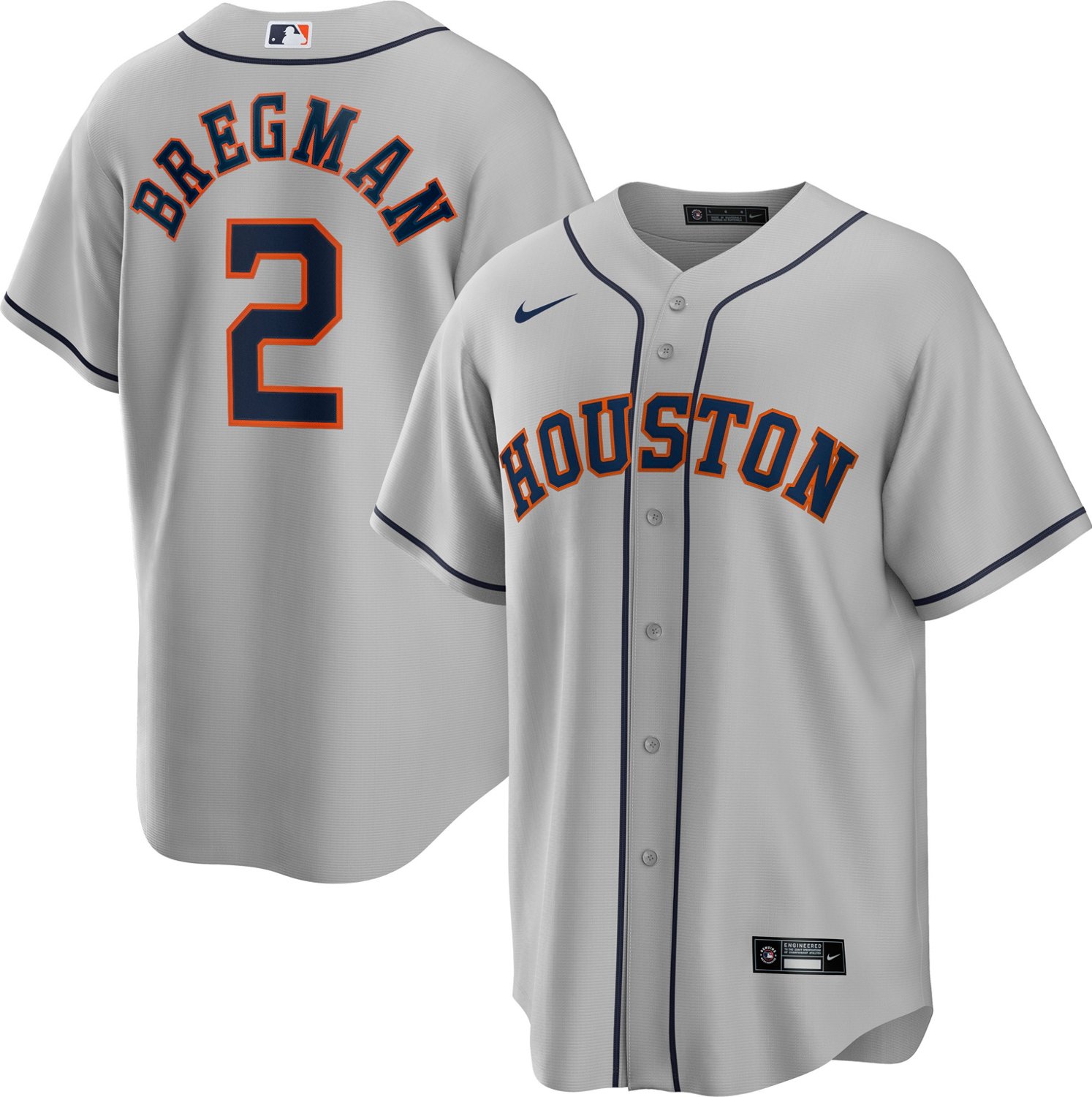 Houston Astros Men's Nike Alex Bregman Replica Jersey 