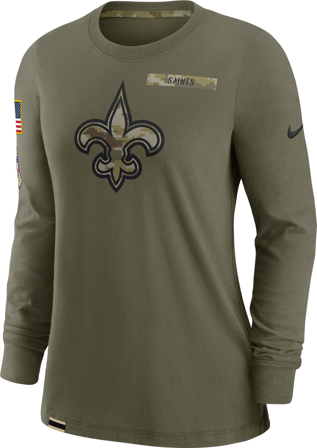 Nike Women's New Orleans Saints Salute to Service Long Sleeve Tshirt