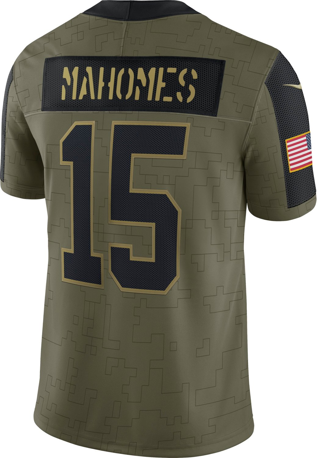 Nike Men's Kansas City Chiefs Patrick Mahomes #15 Salute to Service ...