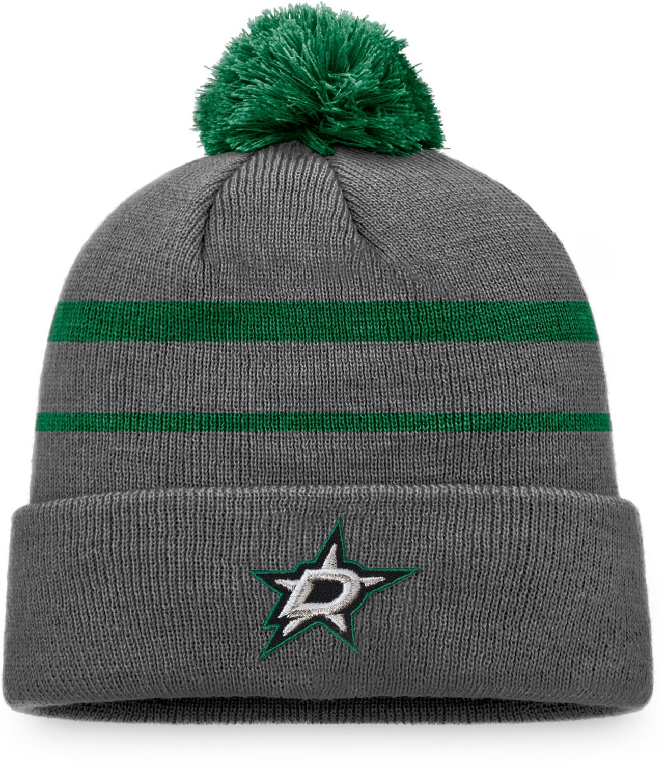 Fanatics Dallas Stars Men's Holiday '21 Cuffed Beanie with Pom
