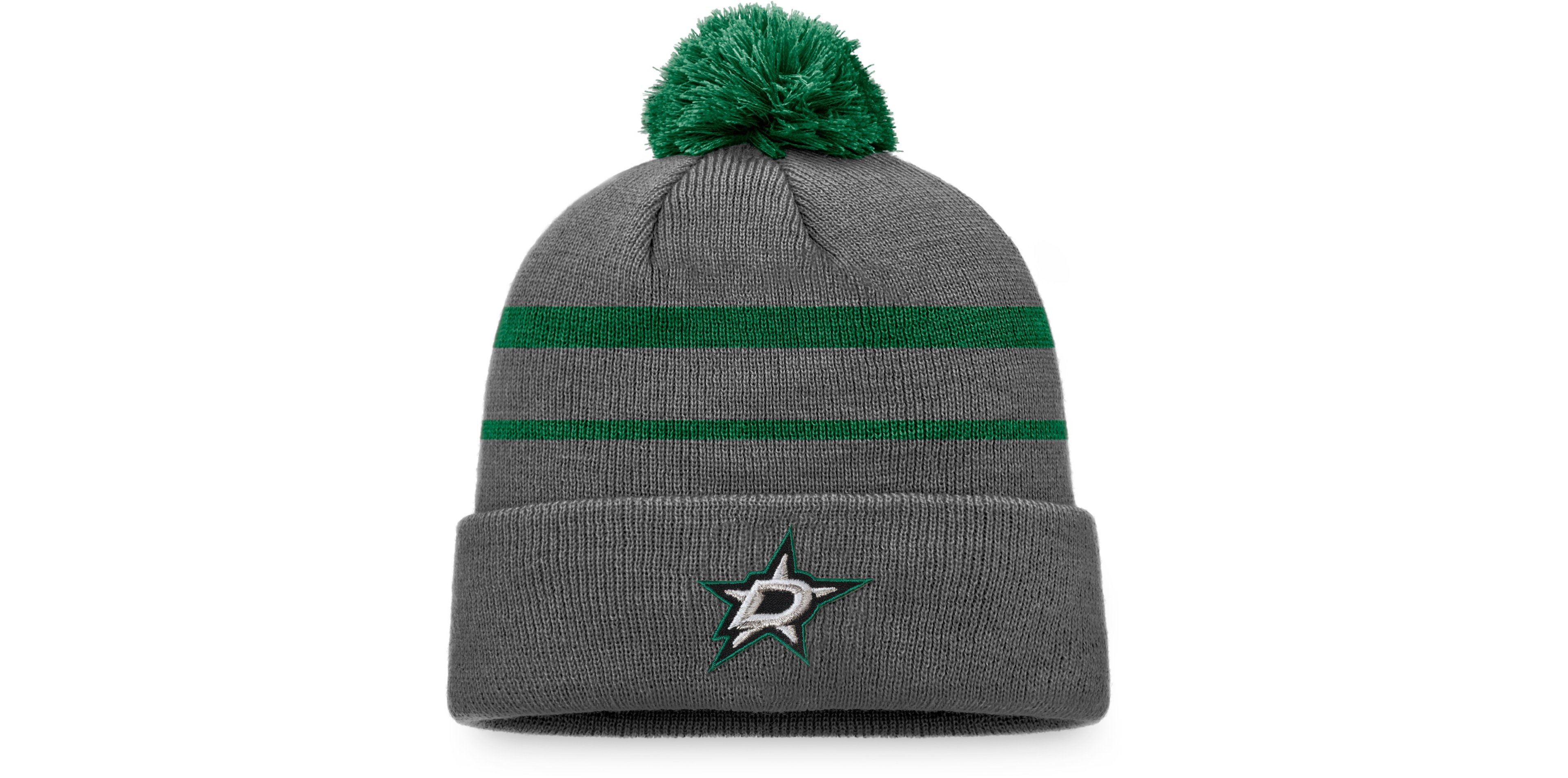 Fanatics Dallas Stars Men's Holiday '21 Cuffed Beanie with Pom